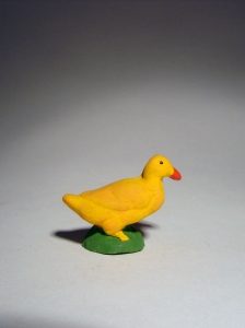 Petit caneton pour santons de 7 cm