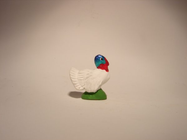 Dindon Blanc pour santons de 7 cm