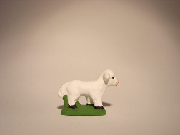 Agneau pour santons de 9 cm