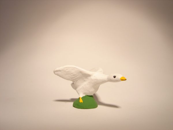 Oie Ailes Ouvertes pour santons de 9 cm