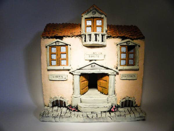 Mairie pour santons de 7 cm