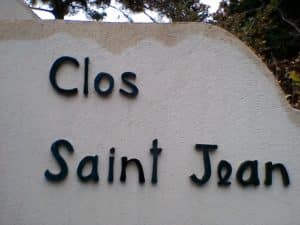 Lettres émaillées au bleu de prusse