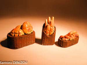 Lot d'accessoires en plâtre pour santons de 7 cm