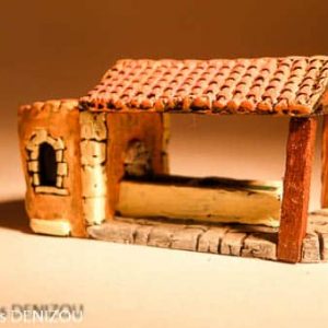 Mini Lavoir en Plâtre pour santons puces (2cm)