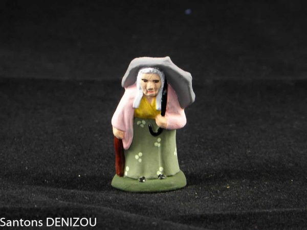 Femme au parapluie de 4 cm