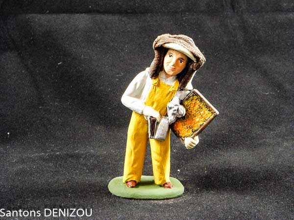 Santon d'apiculteur en 9 cm