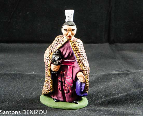 santon de roi mage en 9 cm