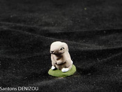 Lapin Gris 7 cm