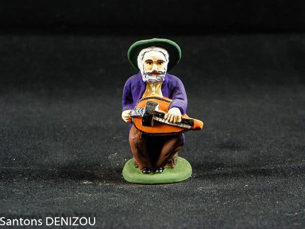 joueur de vielle 7 cm