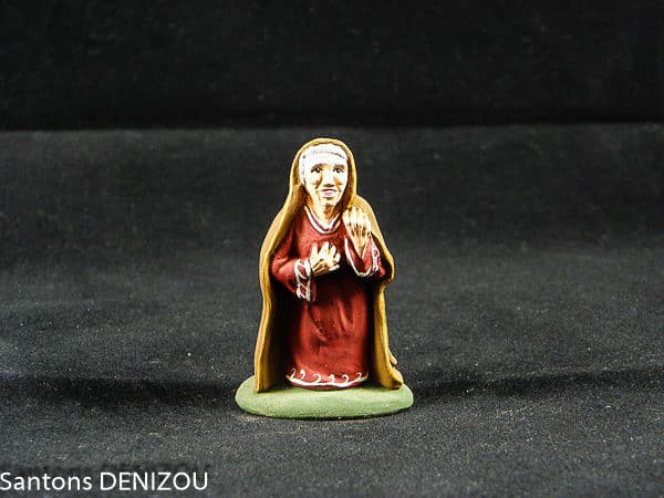 Sainte Anne 7cm pour creche blanche