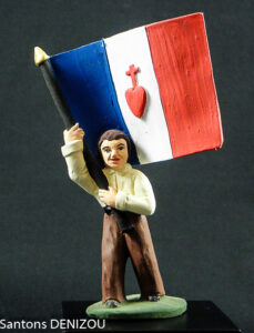 Pèlerin au Drapeau de 7cm