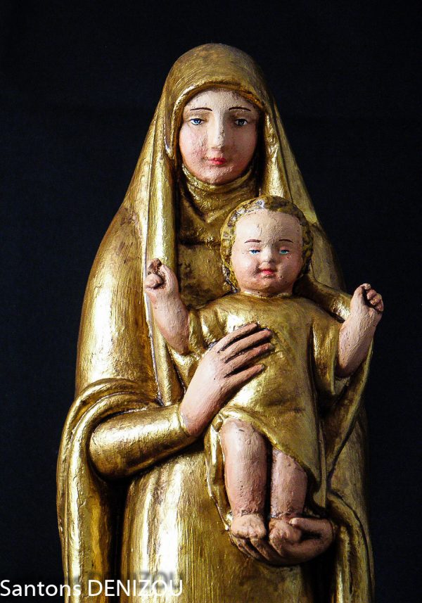 Vierge dorée