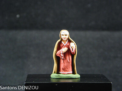 Sainte Anne de 4cm pour crèche blanche