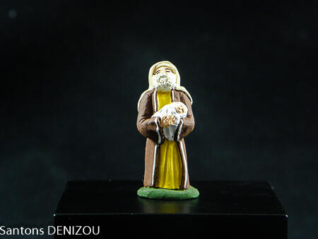 Saint Siméon de 4cm pour crèche blanche