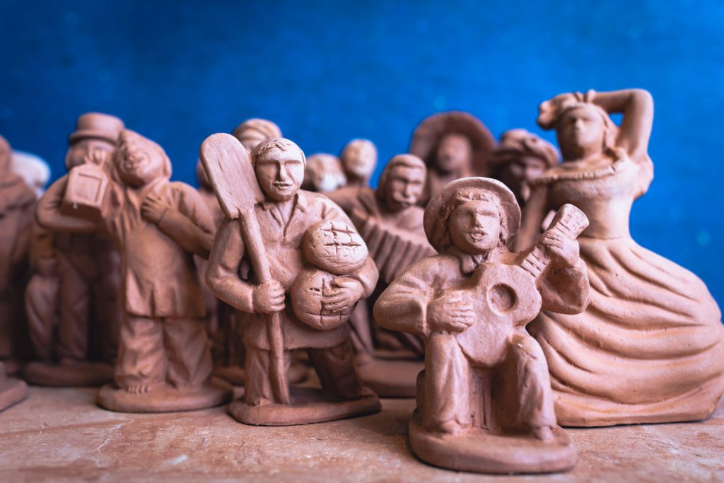 Santons de Noël en argile | Atelier Denizou