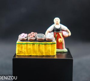 Etal de poissonnerie pour santon de 4cm