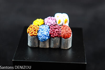Etal de fleurs pour santon de 4cm