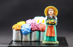 santon de fleuriste en 4cm