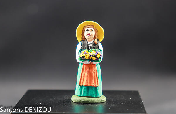 santon de fleuriste en 4cm