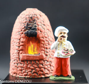 santon de pizzaïolo en 4cm