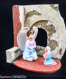 Santons de l'Annonciation en 7cm