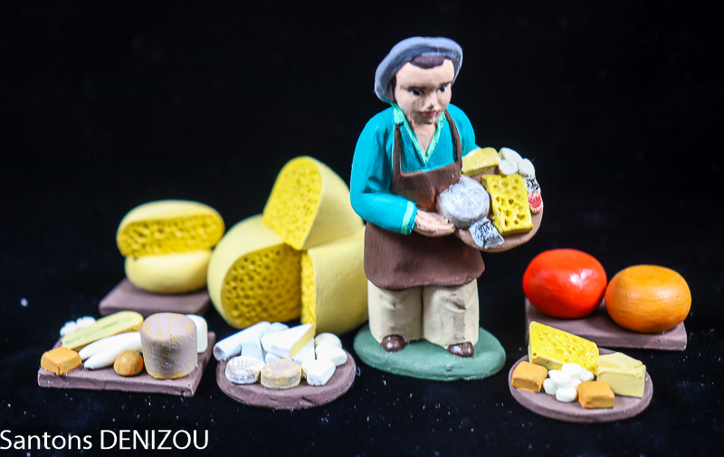 Santon de fromager en 7cm