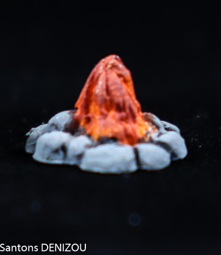 Feu pour santon puce de 2cm