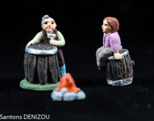 Tonnelier pour santon puce de 2cm