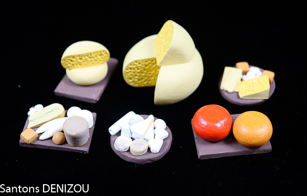 Fromages pour santons de 7cm