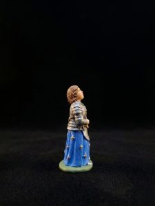 Santon de Sainte Jeanne d'Arc en 7 cm
