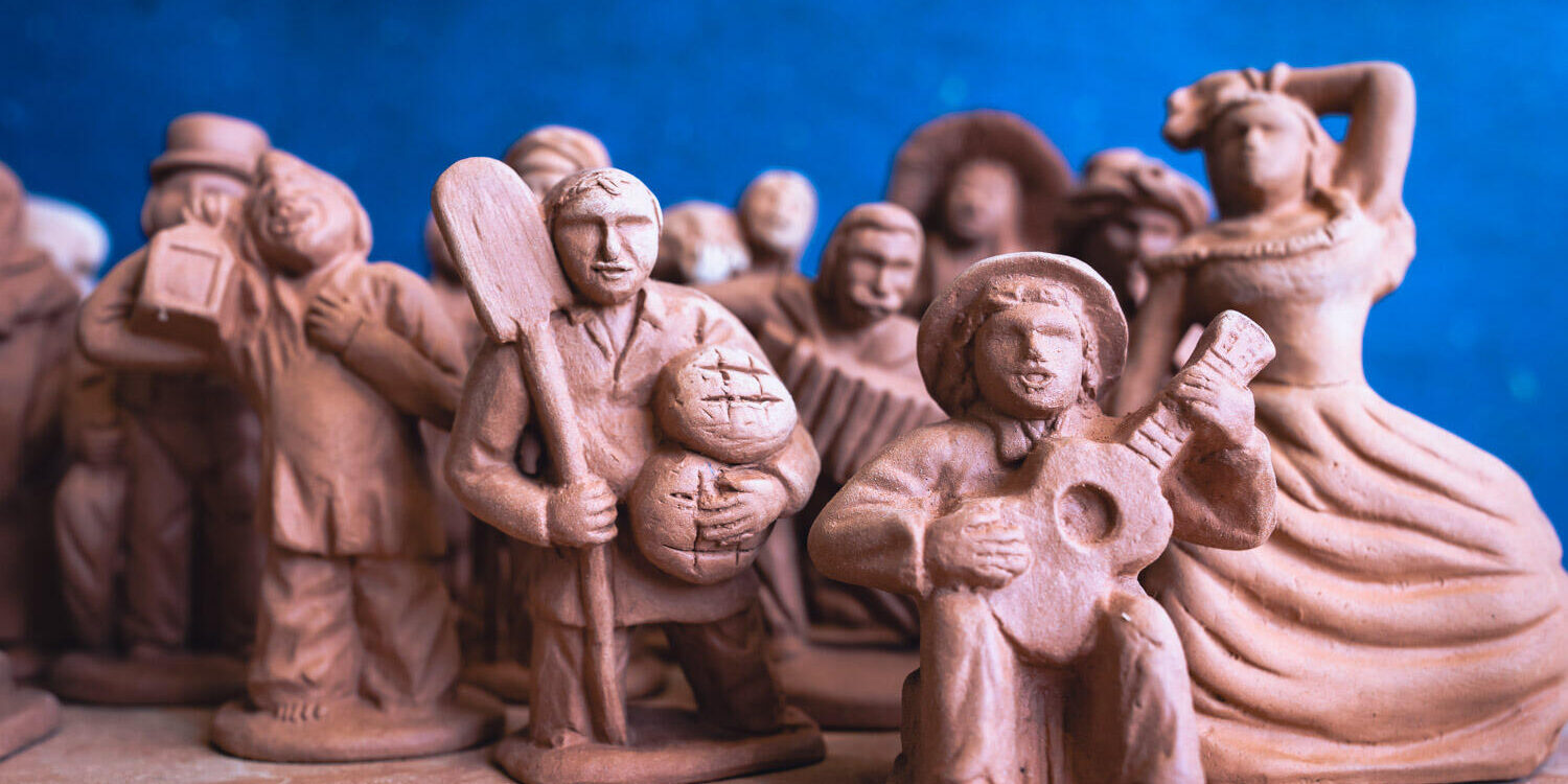 Santons de Noël en argile | Atelier Denizou